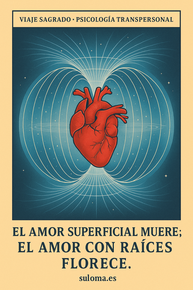 El amor superficial muere; el amor con raíz florece.