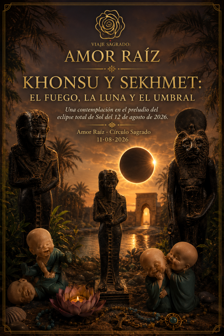 🌙☀️KHONSU Y SEKHMET: EL FUEGO, LA LUNA Y EL UMBRAL. LUNA NUEVA EN LEO AGOSTO 2026.