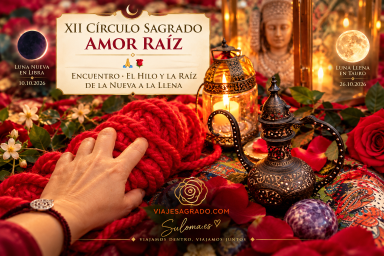 🌕🌹 XII CÍRCULO SAGRADO AMOR RAÍZ ENCUENTRO· EL HILO Y LA RAÍZ DE LA NUEVA A LA LLENA