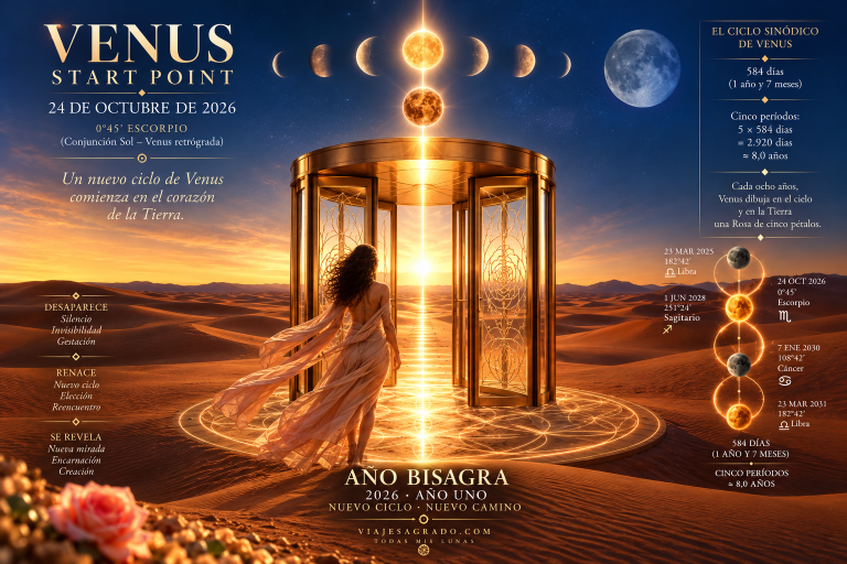 EL DESCENSO DE VENUS EN ESCORPIO EN EL CORAZÓN DEL SOL|24 octubre 2026